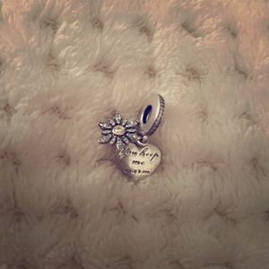 Pandora You Keep Me Warm 14k Heart Dangle Charm